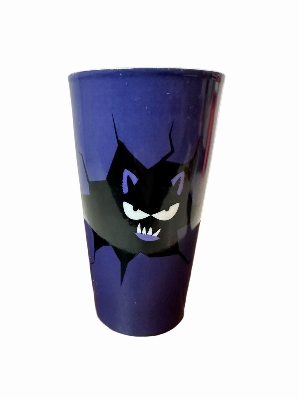 DAVIDsTEA Halloween Monster Travel Mug Purple Black Ceramic Lid
